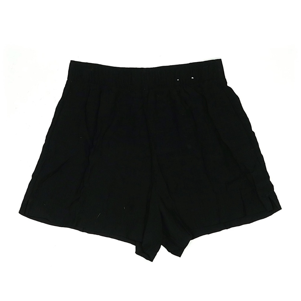 Abercrombie & Fitch Black High-Waist Elastic Pull-On Shorts - Picture 2 of 6